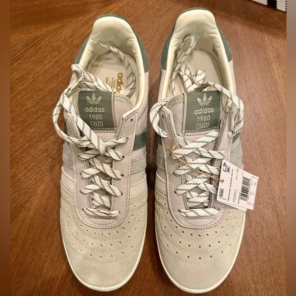 Kith x Adidas Indoor Super Classics Program- Green. Men's US 9 NWT - Picture 3 of 7